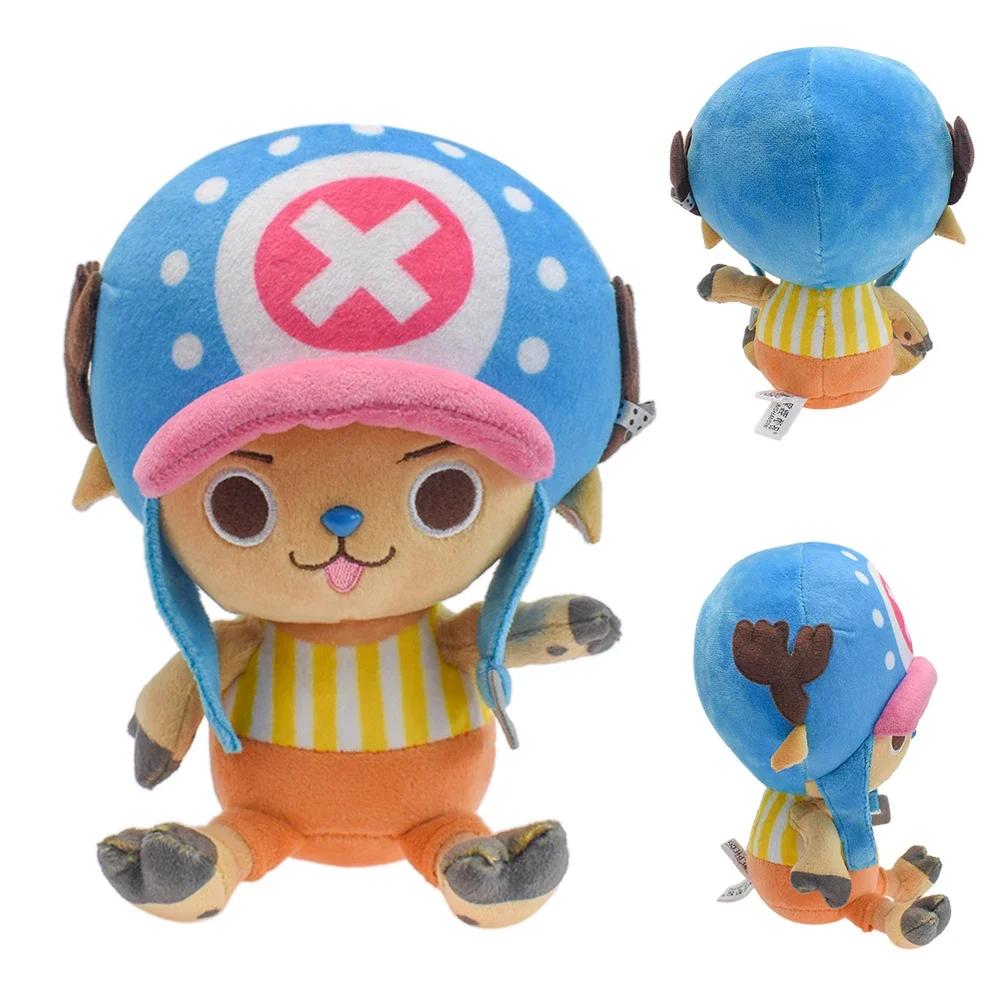 One Piece Original Plush Toy Luffy Chopper Ace Roronoa Zoro Cartoon Anime Cute 8 Inch Stuffed Doll for Kids Xmas Gifts 20CM