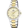 Montre - FESTINA - Montre femme acier bicolore - Cadran champagne - Bracelet acier - Quartz 34mm