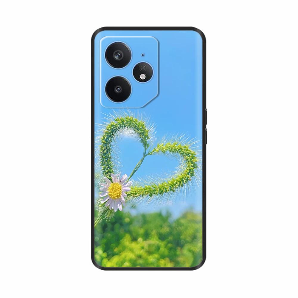 Для Realme Neo 7 Чехол Цветок Птица Мягкий Силикон ТПУ Чехол для Телефона Funda Для Realme Neo7 Чехол Realmi Neo 7 Coque Сумки для Телефона Чехлы
