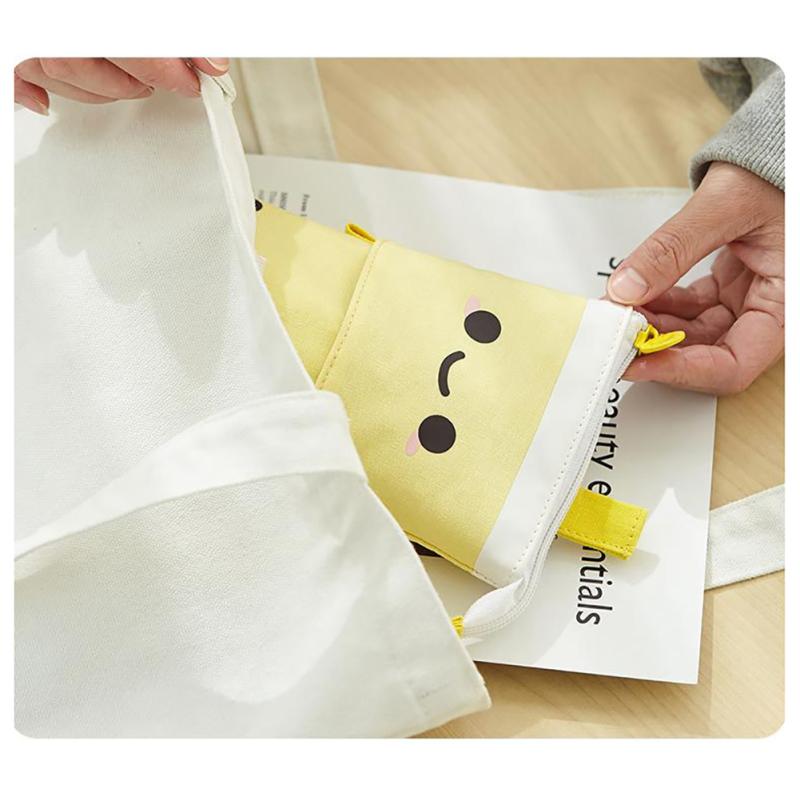 Пенал с подставкой, милая чашка чая с молоком, сумка для хранения ручек, устойчивая выдвижная круглая мультяшная сумка