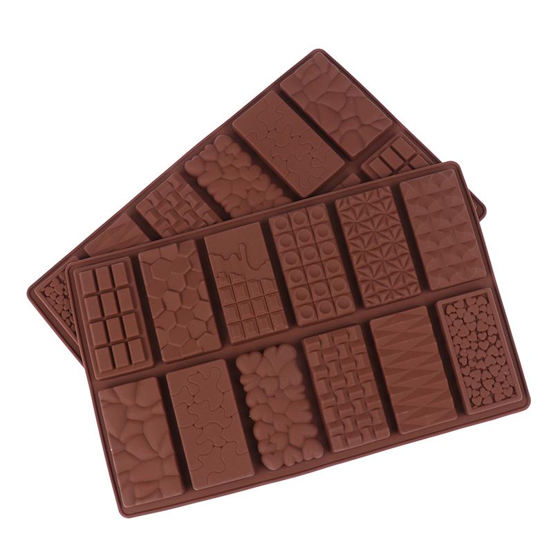 1Pc 12 Cavity Silicone Chocolate Molds Diy For Baking Cake Decorating Tools