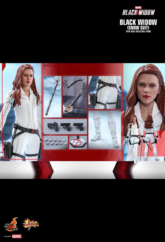 Фигурка Movie Masterpiece Черная Вдова Снежный костюм Версия 1/6 Масштаб Белый
