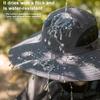 Широкополая шляпа от солнца со встроенным солнечным вентилятором для мужчин и женщин, летняя охлаждающая пляжная шляпа-ведро для рыбалки на открытом воздухе, пешего туризма, кемпинга