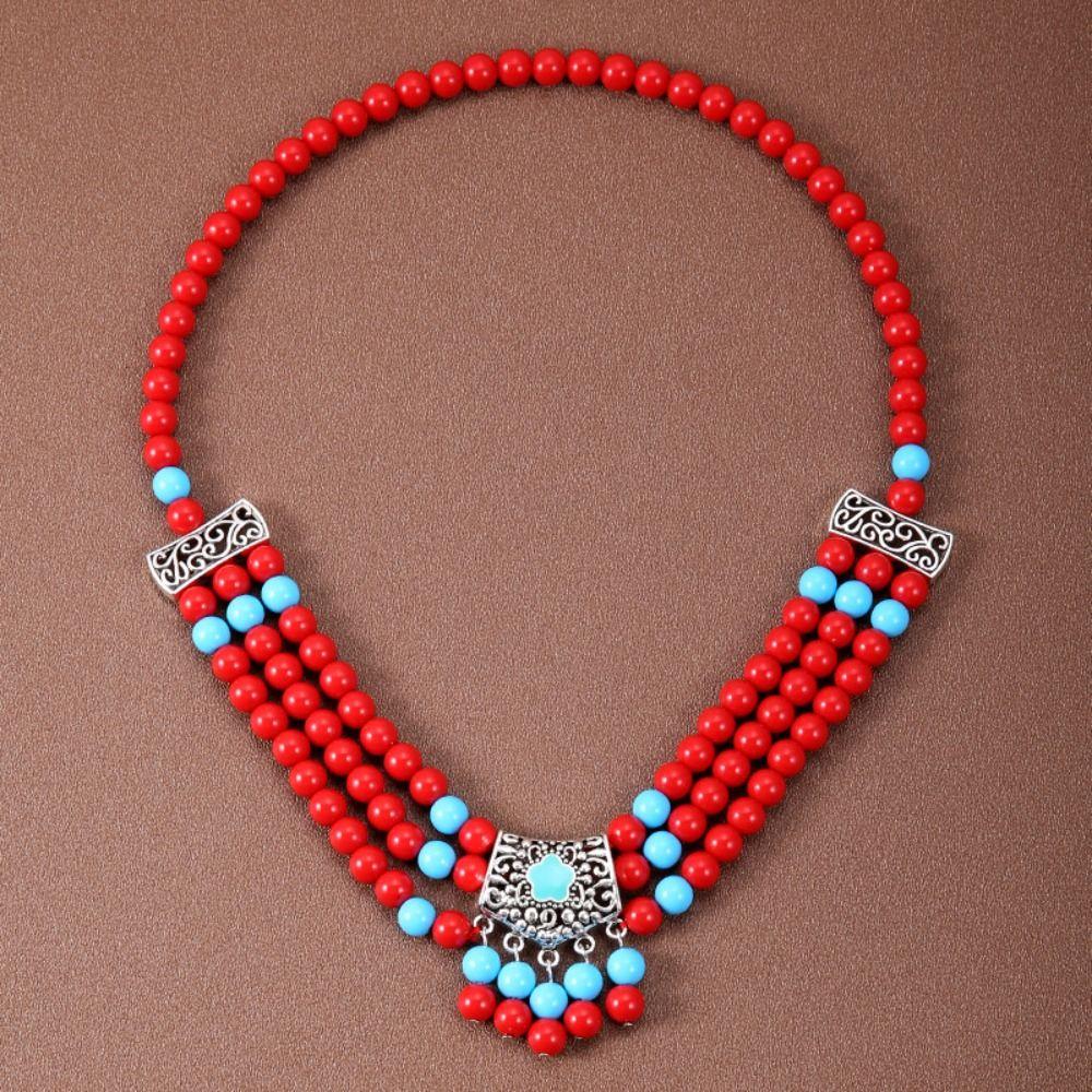 Ethnic Style Bohemia Hair Chain Tassel Women Head Chain Ethnic Style Forehead Chain Exotic Headbands Necklace