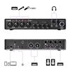 Yamaha URX44C USB Audio 6 for Music and Loopback 3.1 Interface, 32-bit/192kHz, In/4 Out, Production, Recording, Streaming, Function.