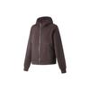 Женская толстовка Fitness Series Solid Color Loose Fit Hooded Sweatshirt Charcoal-Brown AWDU108-7