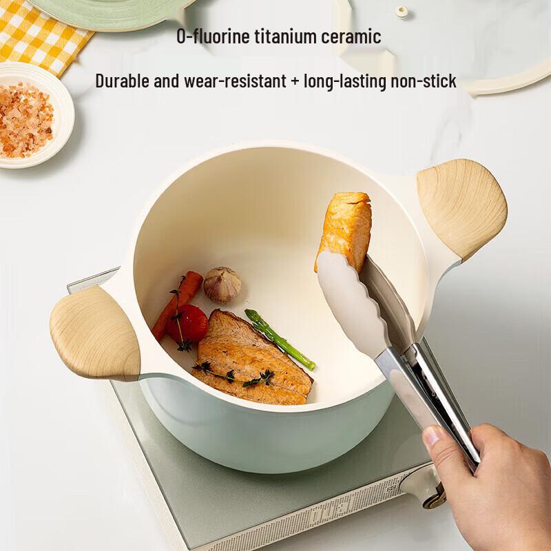 COOKER KING Керамическая антипригарная кастрюля для супа 22 см