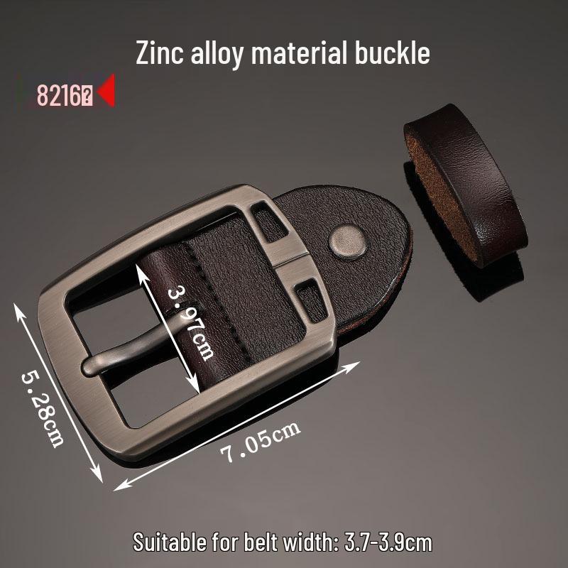 Мужской ремень с пряжкой-штифтом