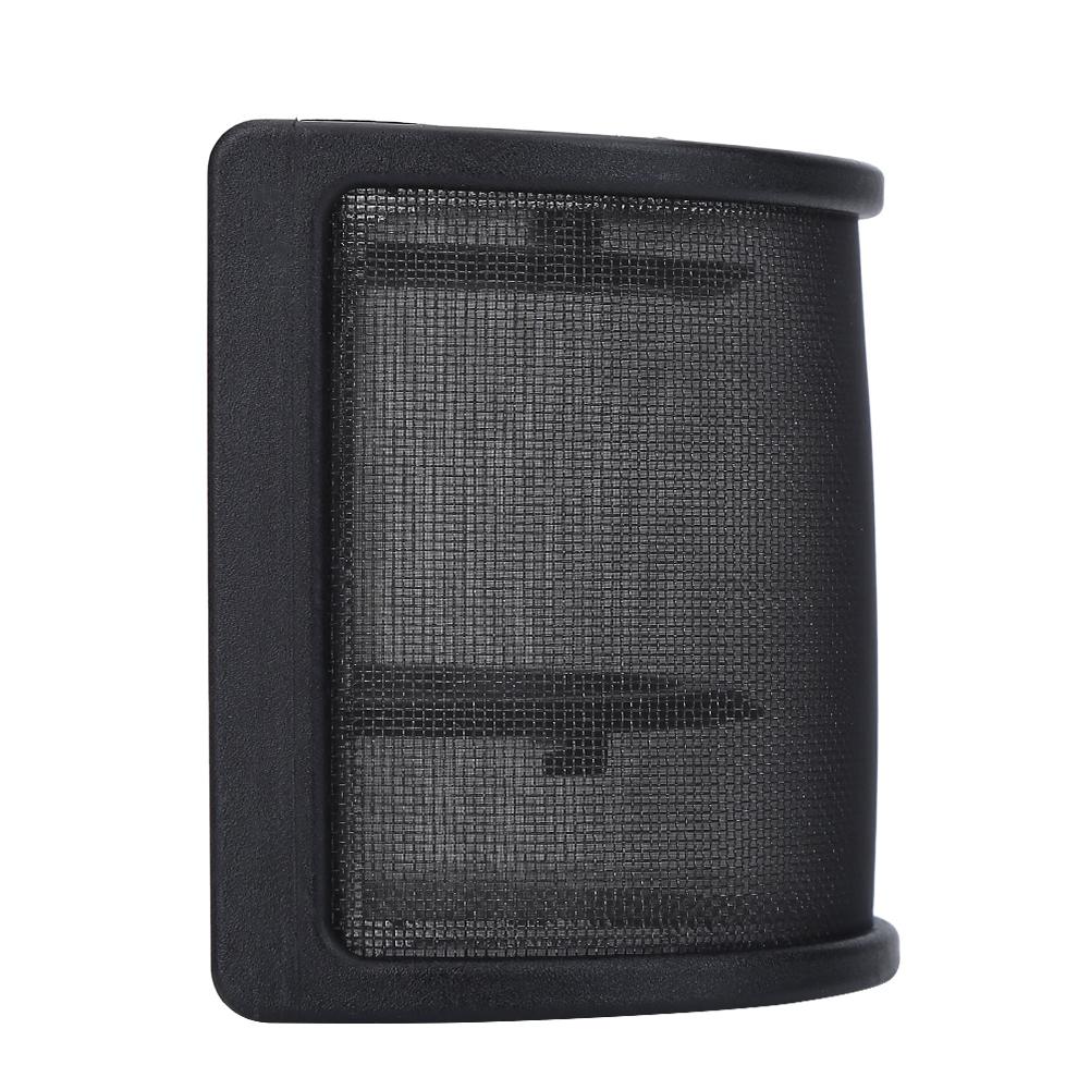 Микрофонный поп-фильтр U-образная ветрозащитная маска металлическая сетка микрофонный ветрозащитный экран для студии