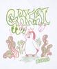 GAKKAI UNIONS Hidden Catch Short Sleeve T-Shirt White