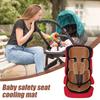 Охлаждающий коврик для детского автокресла с плетением из ротанга Летний дорожный аксессуар для автокресел от новорожденного до 4 лет