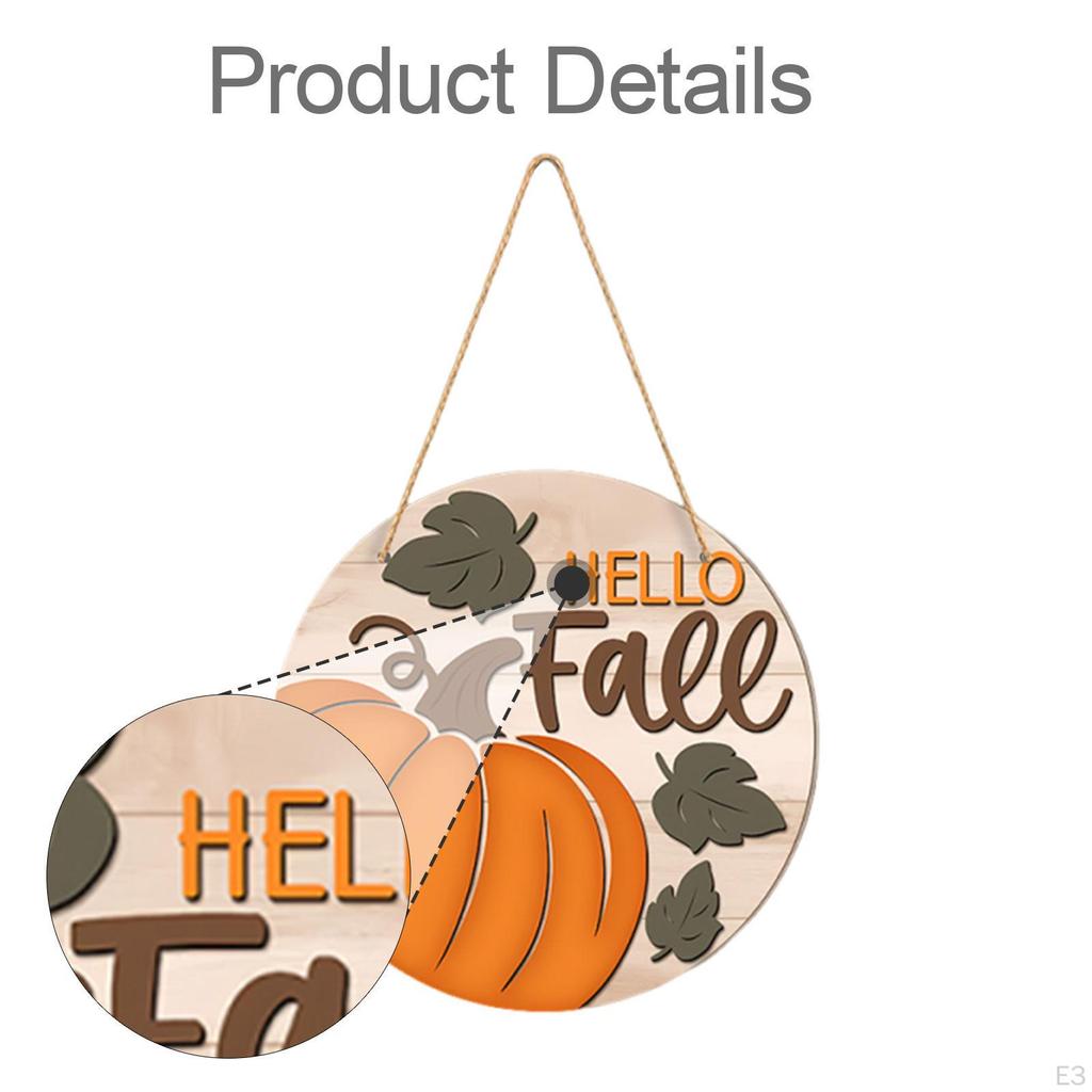 Fall Hanging To Hang Versatile for Office Front Door Wall