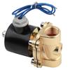 DC 12V 12" Normal Closed Electric Solenoid Valve for Water Air Fuels Gas