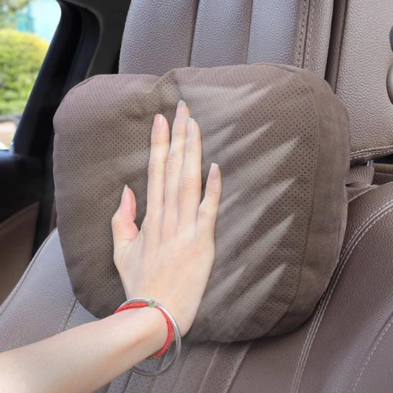 Car Seat Headrest Neck Pillow Wear Resistant Breathable Washable Simple Installation Universal Car Head Support Pillow