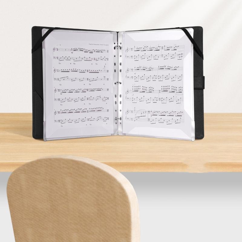 Detachable Notebook Binders Music Organizer Sheet Music Storage Pocket Sheet Music Folder Sheet Music Binders Organizer