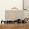 Opening festival, a complete set of ceramic practical ancient rhyme tea set, enterprise anniversary business commemorative gifts can be customized