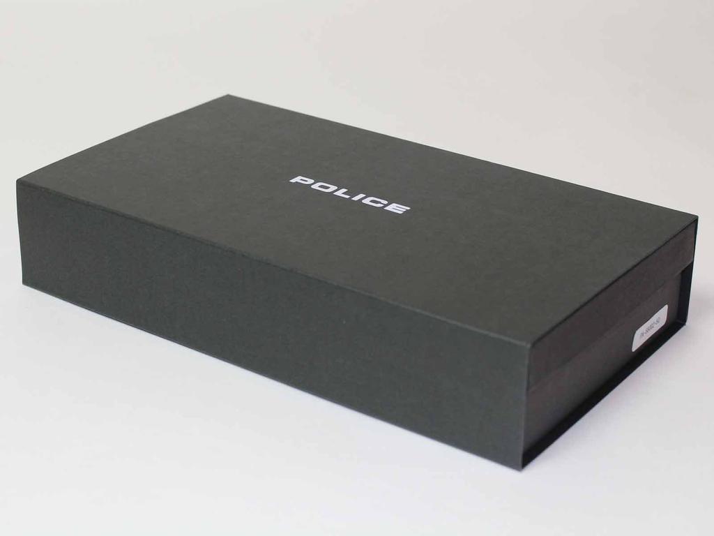 Полицейский длинный кошелек на молнии, мятая кожа, итальянский бренд, роскошный (военно-морской флот)