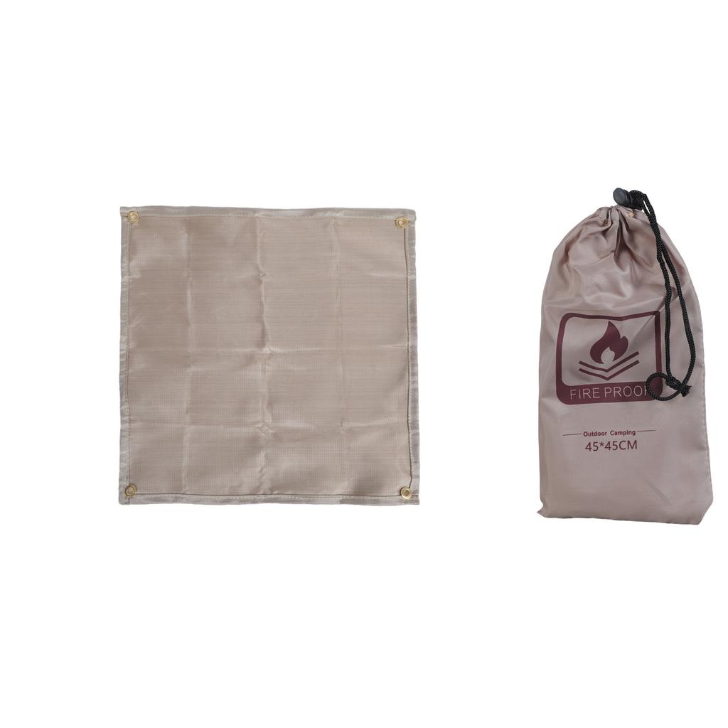 Огнестойкая ткань для защиты пола, складной огнестойкий коврик, термостойкое одеяло для барбекю и активного отдыха