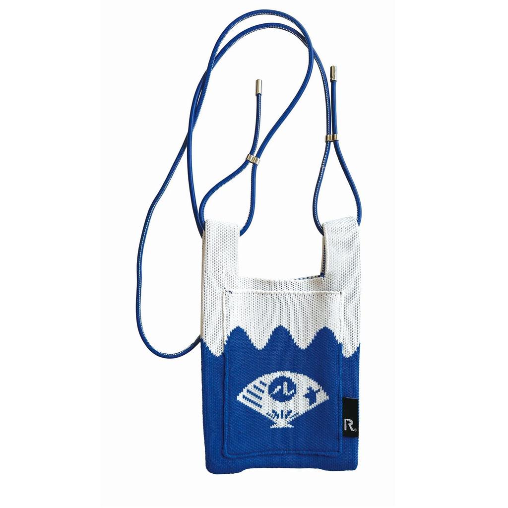 Rootote 2532 Мини вязаная сумка через плечо с дизайном горы Фудзи, CJ.BabyLoo.knit.Fuji-A (синий)