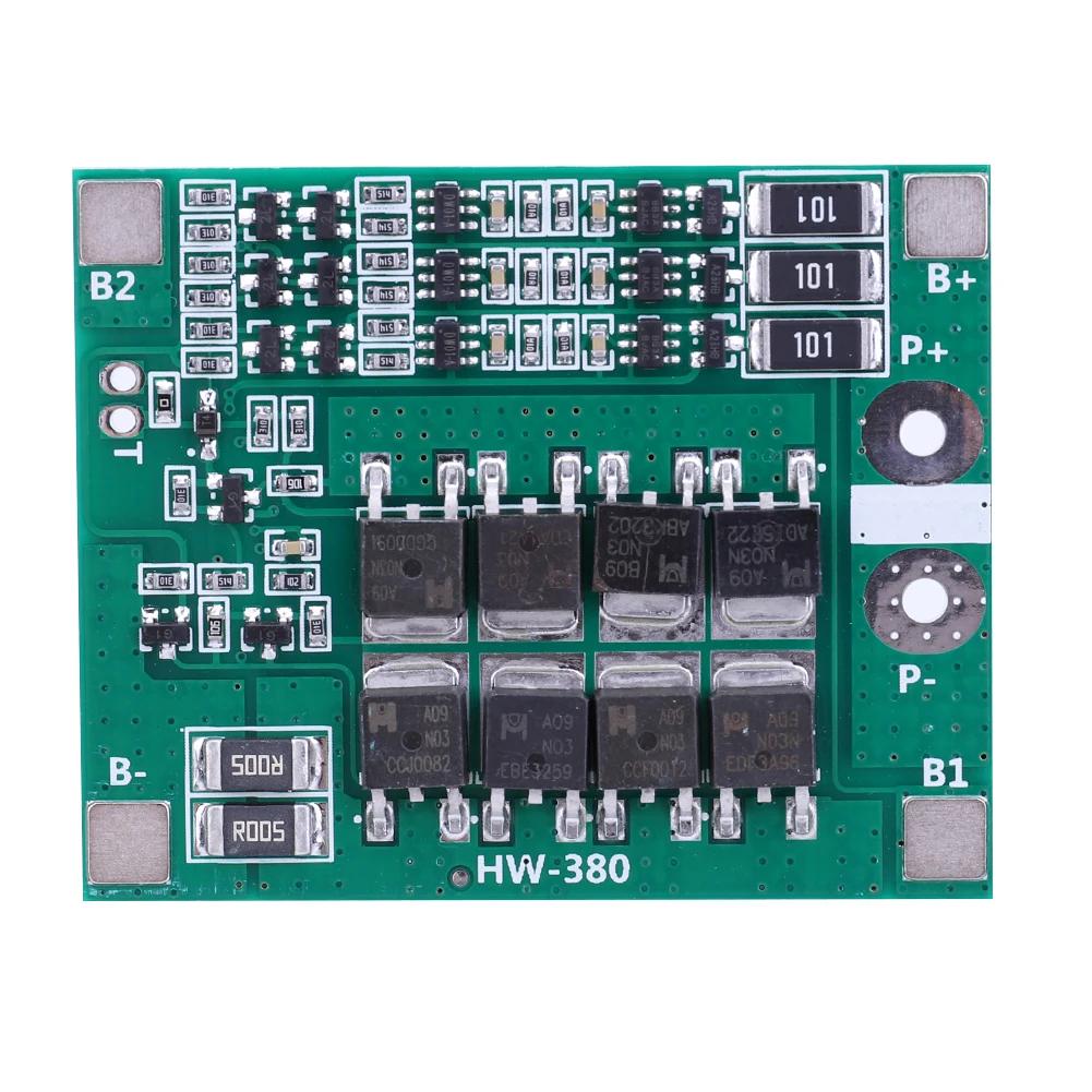 Надежная плата защиты BMS для литий-ионных аккумуляторов 18650, подходит для двигателей дрелей и различных применений