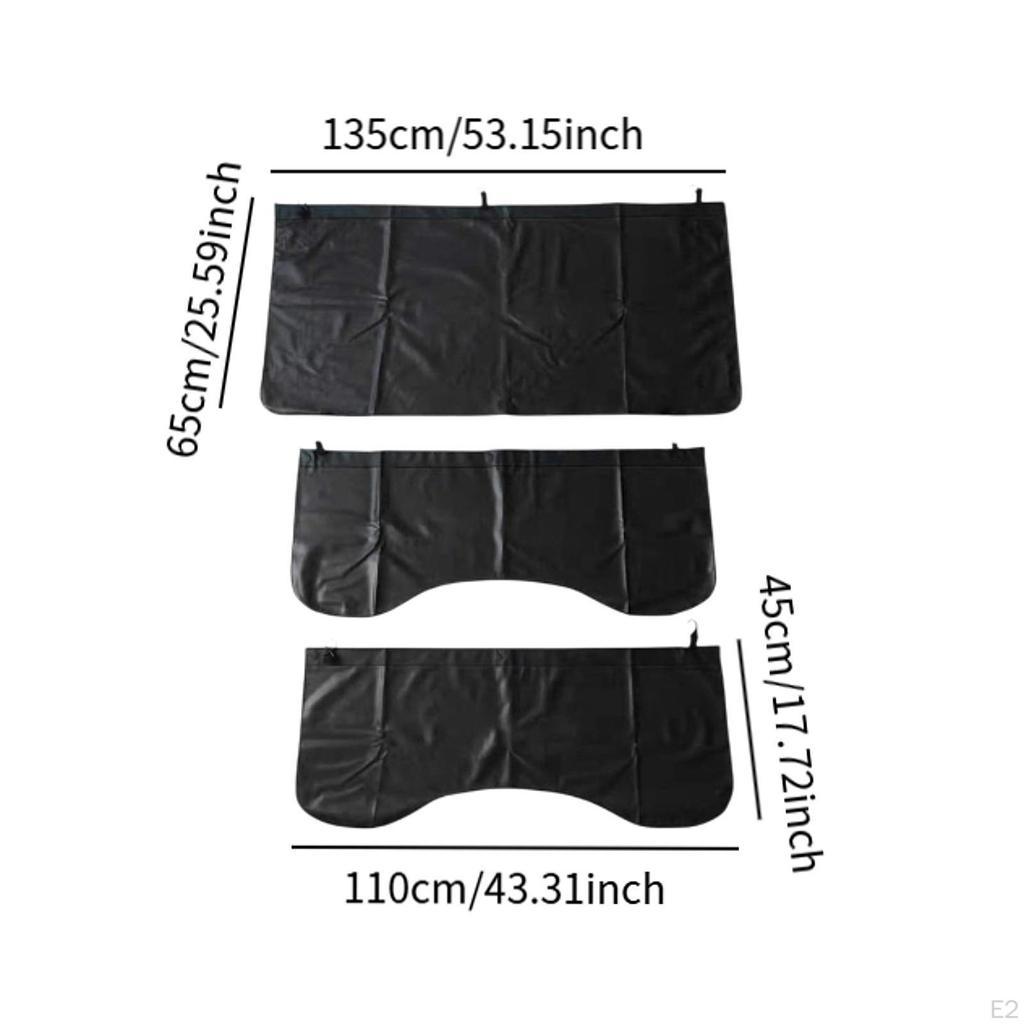 3 шт. Защитные накладки на крылья для механиков, коврики из искусственной кожи с крючками, износостойкие защитные накладки на кузов автомобиля