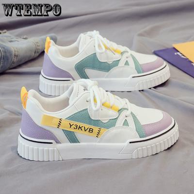 Весенние маленькие белые туфли. Женская универсальная спортивная обувь. Туфли для доски. Летние трендовые сетчатые красные туфли. Туфли на плоской подошве.