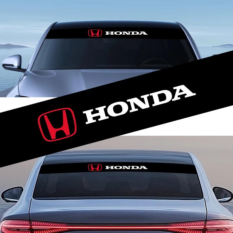 2025 Автомобильные Новые Наклейки На Лобовое Стекло Автомобиля Honda Передние и Задние Декоративные Эмблемы Для Honda Mugen TypeR Jazz Civic Accord FIT H