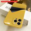 2DFlat Yellow & Black Minimalist Phone Case All inclusive film hard iPhone case, compatible with iPhone 18 Pro Max 17 16 15 14 13 12 11