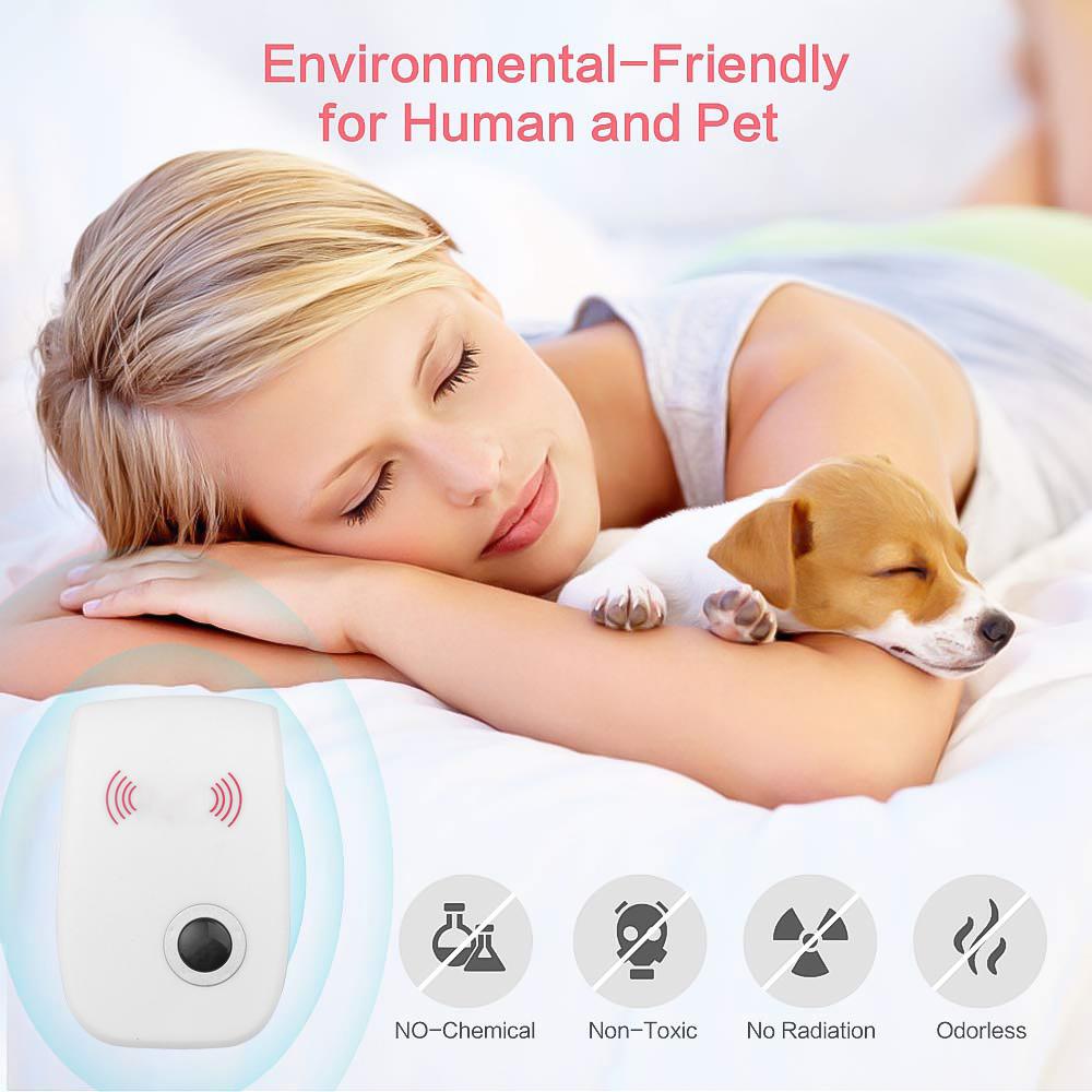 New Ultrasonic Repeller Electronic Mouse Rodent Cockroach Insect Repeller Killer