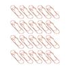 20Pcs Metal Pen Clips Sturdy Metal Strong Clamping   Gold Book Pen Holder for Office Scho