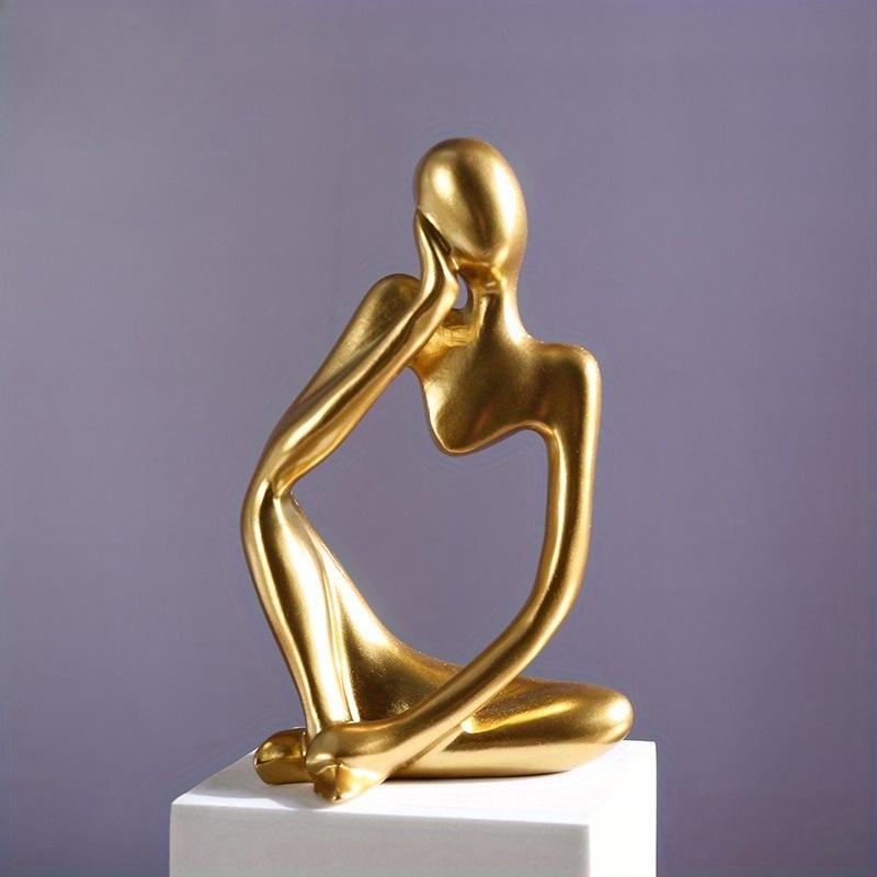 1pc, Character Art Ornaments, Creative and Abstract Resin Decorations, Suitable for Living Room TVs and Model Room Tabletops.