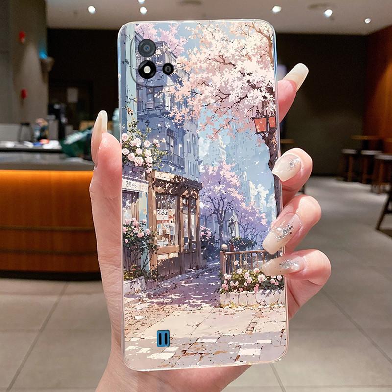 Чехол для Realme C11 2021 C11 2020 Прозрачный Силиконовый Чехол для Телефона Роскошный Дракон Милый Крутой Задняя Крышка для Мальчиков и Девочек Мягкий TPU Корпус