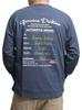 ОРИГИНАЛ DICKIES Мужская футболка с длинным рукавом, Большой размер, Логотип на рукаве, Принт на спине, Круглый вырез, Размер 3XL, Синий (65)