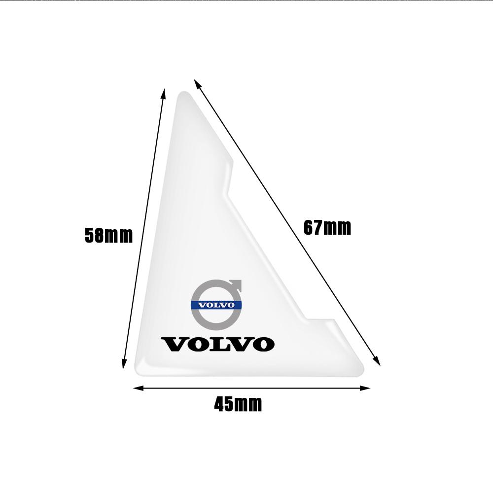 2/4 шт. Прозрачные защитные накладки на углы автомобильных дверей, защита от столкновений и царапин для Volvo Rdesign AWD C30 C70 S40 S60 S70