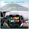 9Inch For Renault Kaptur 2016-2019 GPS Navigation Radio Android12 8Core 8+128G CarPlay 4G 360Camera Car Multimedia Video Player