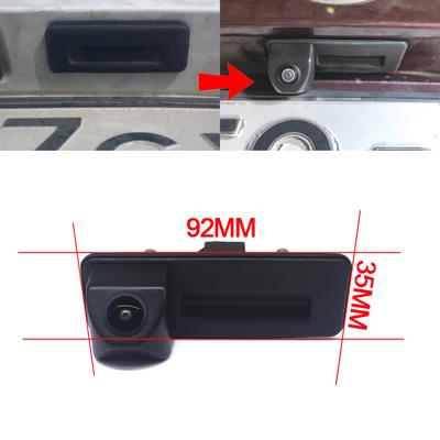 CCD Full HD Fisheye камера заднего вида для Skoda Octavia A5 A7 2010~2013 Superb MK2 2008~2014 Автомобильный монитор камеры на ручке багажника