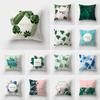 Fresh Summer Leaves Tropical Plants Square Cushion Cover Home Living Room Sofa Bedroom Decoration Pillow Cover
