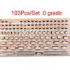 SHANHR Inspection Block Gauge 103Pcs/Set 1 Grade 0 Grade Caliper Block GaugeMeasurement Instruments