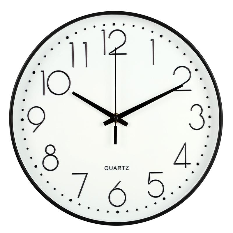 20CM Silent 3D Nordic Style Wall Clock for Living Room