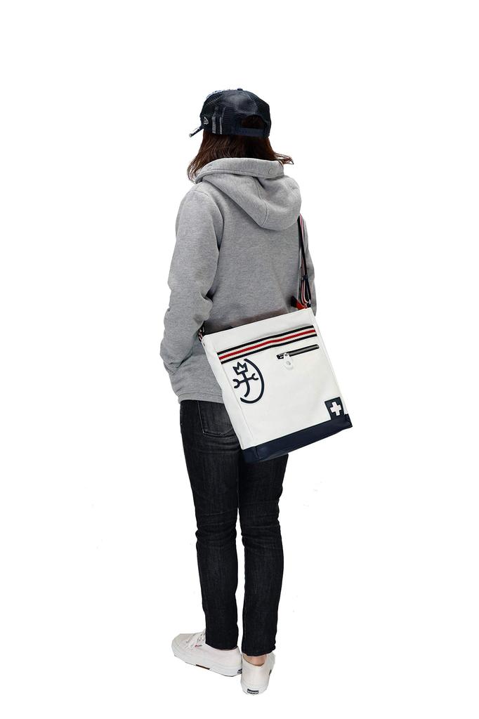 Castelbajac Pensee Shoulder Bag 59112 059112 (White)