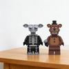Anime Game Figures Building Block Mini Bricks Bonnie Mangle Freddy Bear Rabbit Doll Desktop Ornament Decor Toy Gift