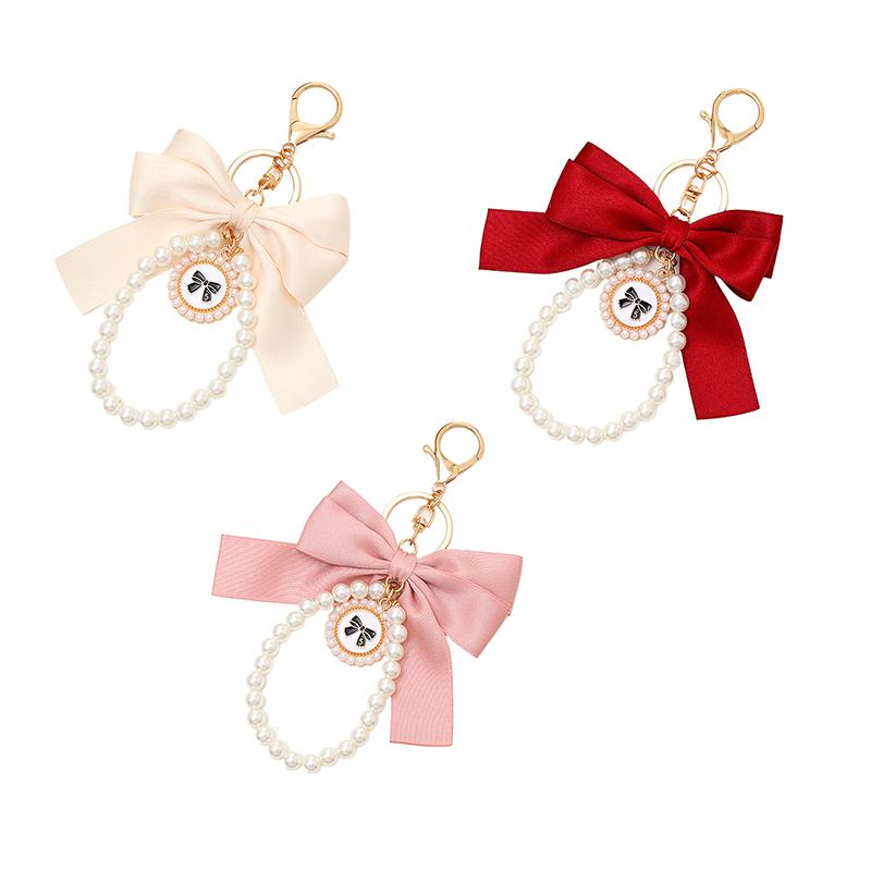 Жемчужина Бабочка узел брелок кулон для женщин сумка подвесные украшения аксессуары автомобиль кулон телефон цепочка
