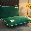 Роскошная бархатная наволочка 48x74см однотонная мягкая наволочка на кожу чехол для подушки постельное белье фланелевая ткань теплая и гладкая