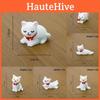 Cat Micro Cute Landscape Resin Ornament With Bow Tie Design For Decoration Home