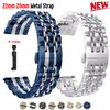 22mm 20mm Stainless Steel Strap For Samsung Watch 3 4 5 45mm Gear S3 46mm 42mm Active2 40 44mm Metal Strap Wristband Bracelet