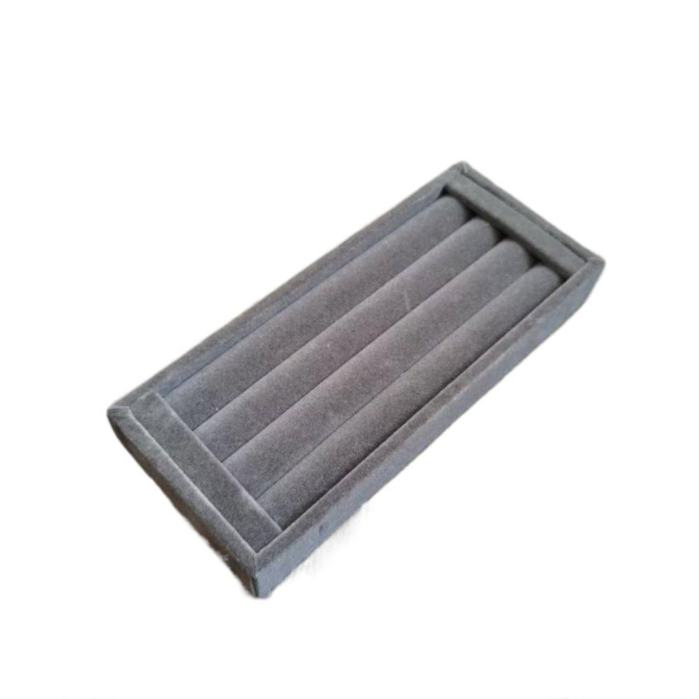 Mini Rings Earrings Organizer PU Velvet Jewelry Display Holder Jewelry Storage Pallet Nightstand