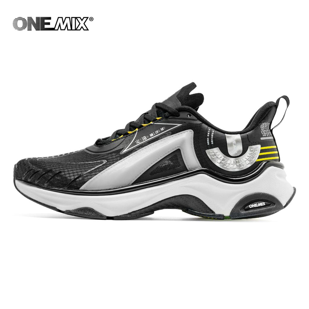 onemix Профессиональные кроссовки из углеродного волокна для мужчин. Летние кроссовки из углеродного волокна в стиле ретро. Дышащая износостойкая спортивная обувь на открытом воздухе на шнуровке.
