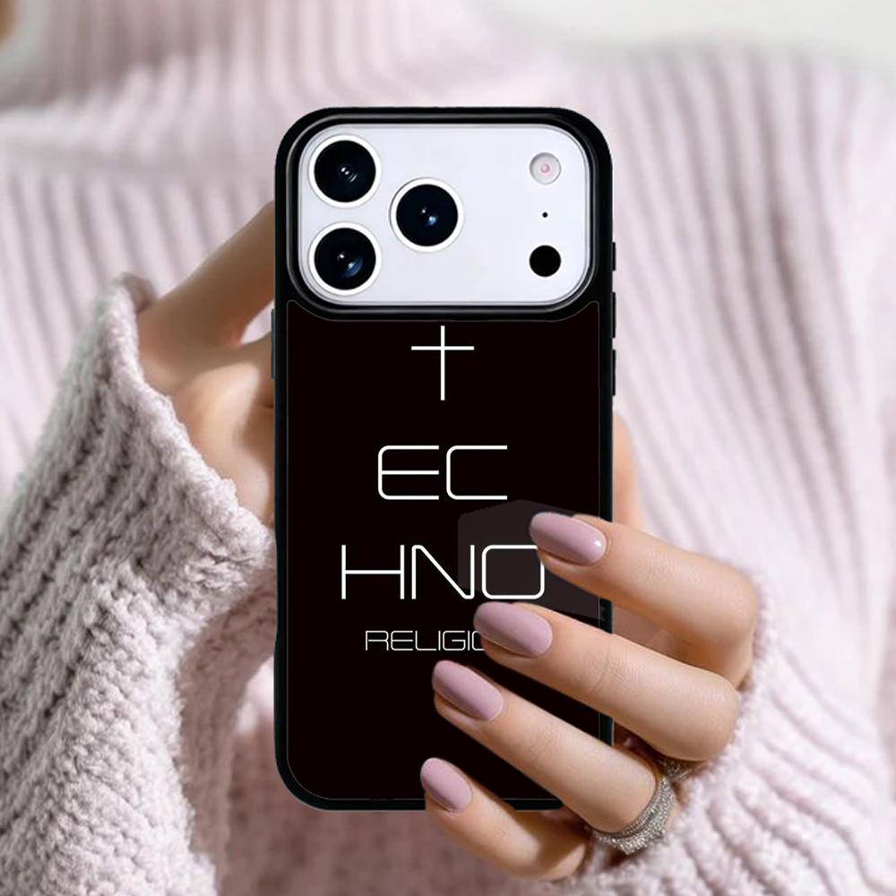 Мягкий Чехол для Телефона Techno Music Для Apple iPhone 17 Air 16E 15 14 Plus 13 12 11 Pro Max Mini Funda Обложка