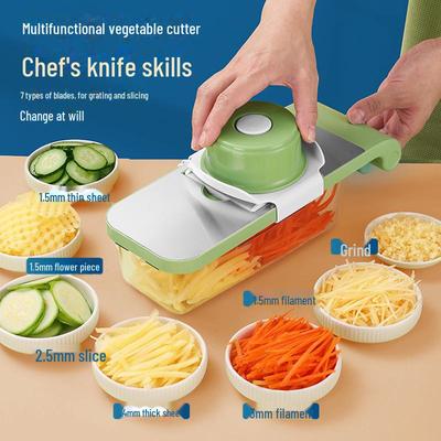 Многофункциональная овощерезка и картофелерезка: Терка и слайсер для домашнего хозяйства из нержавеющей стали