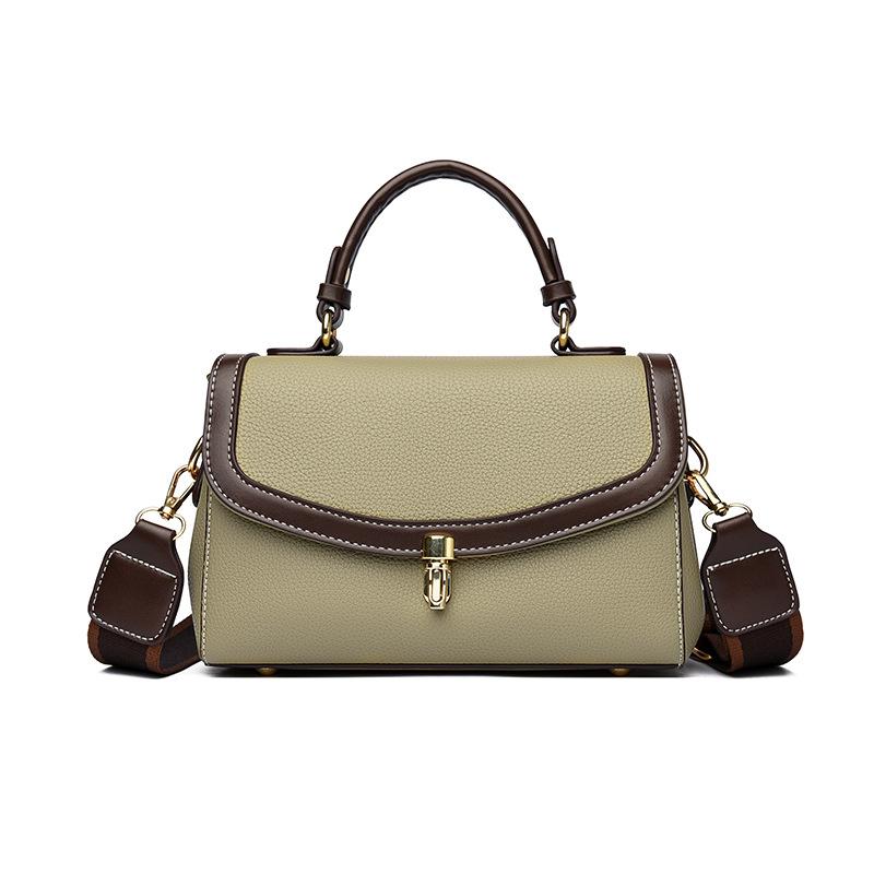 Весенняя новая большая вместительная высококачественная и атмосферная женская сумка, модная простая и универсальная повседневная сумка через плечо